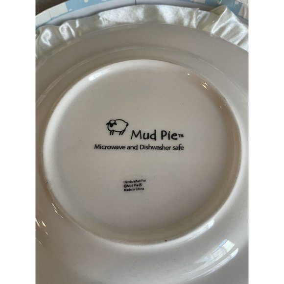 Little Boy Blue Child's Cup Plate Set Mud Pie w/ Box Mother Goose Nursery Rhyme - Picture 9 of 14